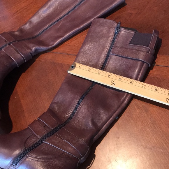 Naturalizer brown leather riding boots size 7.5M - Picture 5 of 16